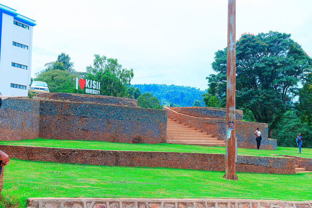 Green university grounds and academic buildings