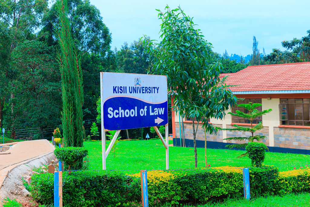 Kisii University landscaped walkway